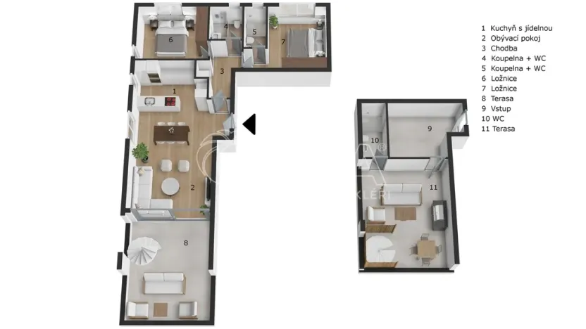 Prodej bytu 3+kk, Georgiou Theotoka,Aradippou,Kypr, 156 m2