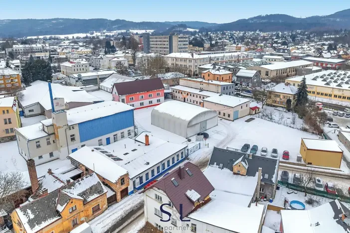 Prodej výrobních prostor, Nový Bor, Sklářská, 6477 m2