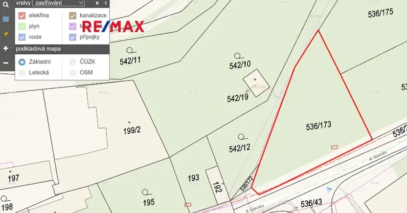 Prodej pozemku pro bydlení, Praha - Šeberov, K Újezdu, 695 m2
