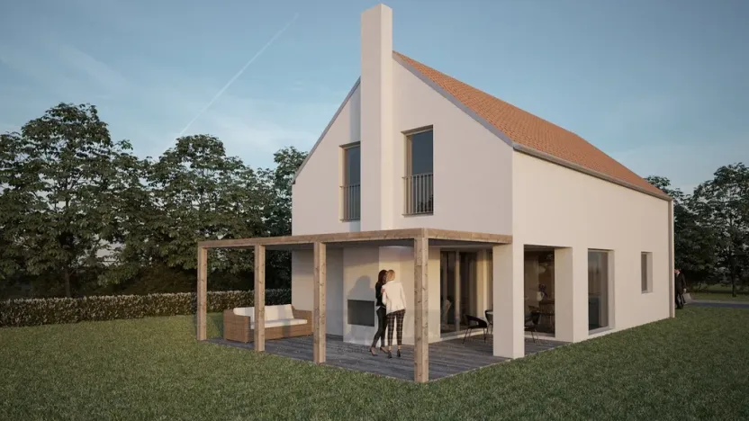 Prodej domu na klíč, Kaplice - Mostky, 122 m2