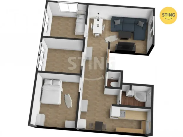 Prodej bytu 4+1, Rýmařov, U Lomu, 115 m2