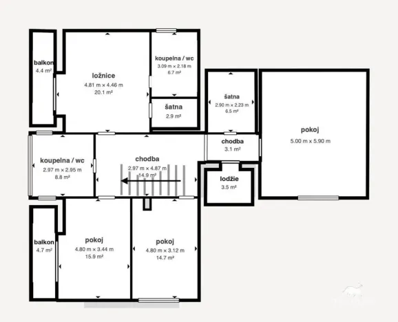 Prodej rodinného domu, Praha - Přední Kopanina, U třešňového sadu, 249 m2