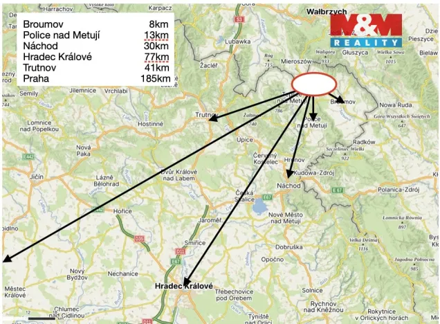 Prodej bytu 4+1, Meziměstí, 5. května, 77 m2