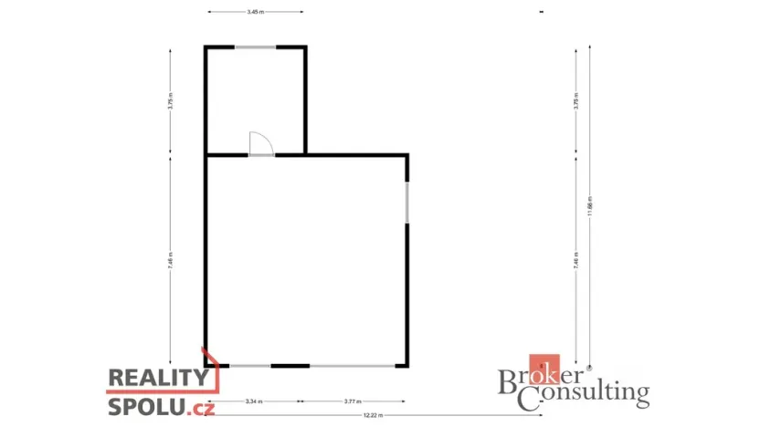 Pronájem skladu, Stěžery, 65 m2
