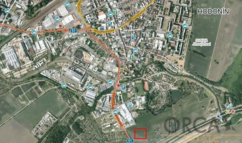 Prodej podílu zahrady, Hodonín, 1033 m2