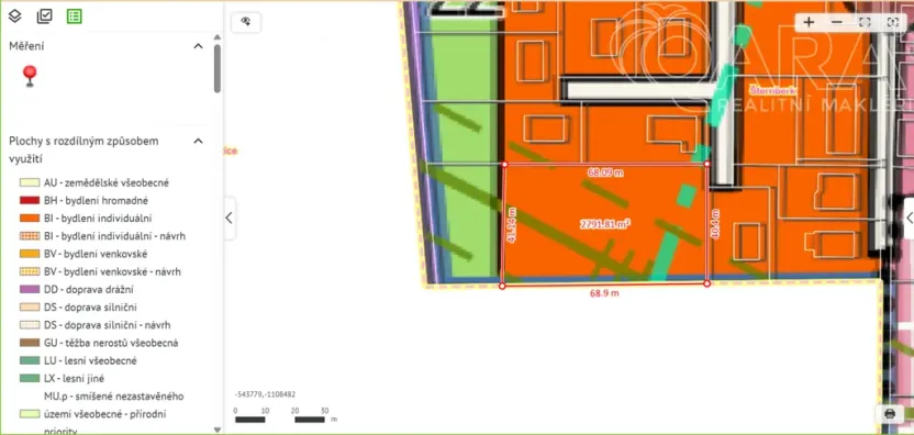 Prodej pozemku pro bydlení, Šternberk, 3788 m2