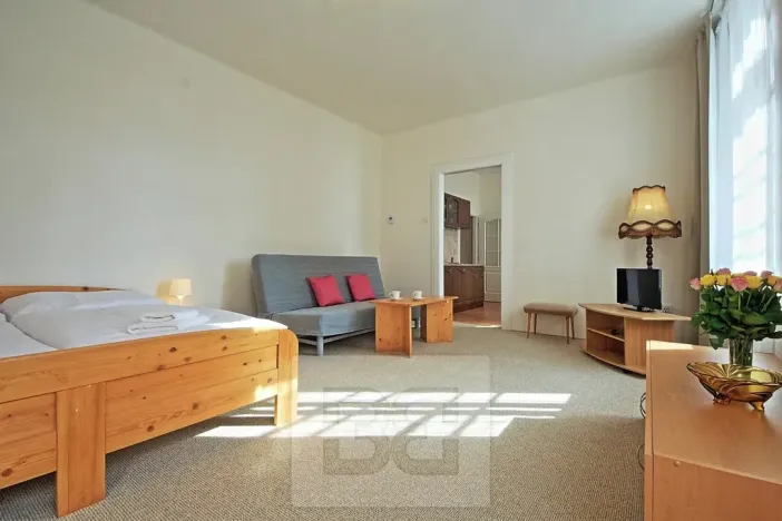 Pronájem bytu 2+kk, Praha - Nové Město, V jirchářích, 47 m2