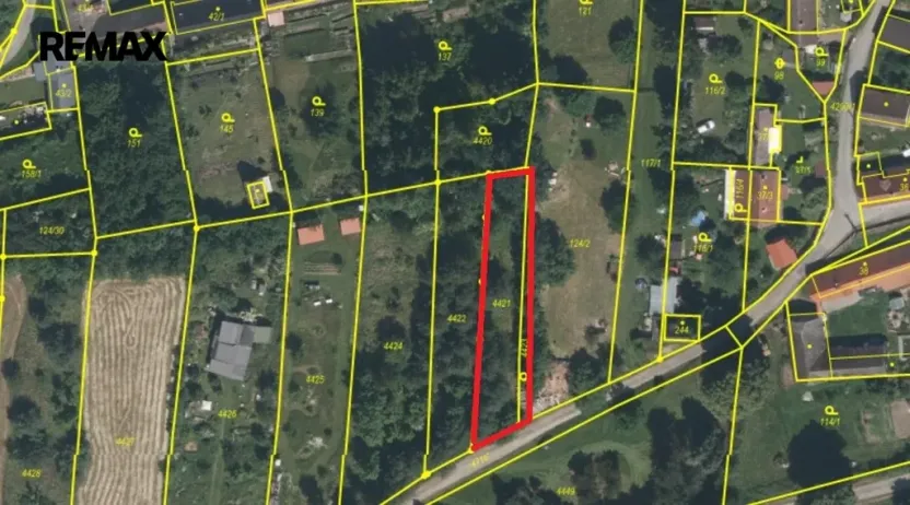 Prodej pozemku pro bydlení, Olešná, 654 m2