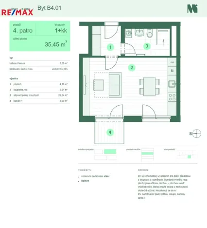 Prodej bytu 1+kk, Zlín, Tyršova, 35 m2