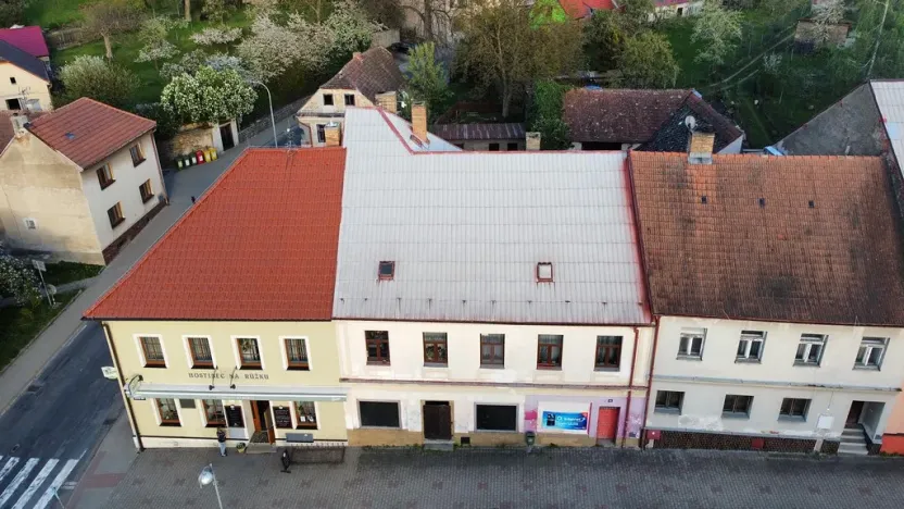 Prodej rodinného domu, Mladá Vožice, Husovo náměstí, 264 m2