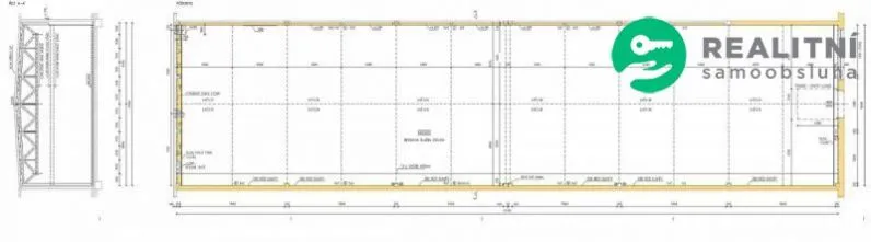 Pronájem skladu, Praha - Čakovice, Průběžná, 1306 m2