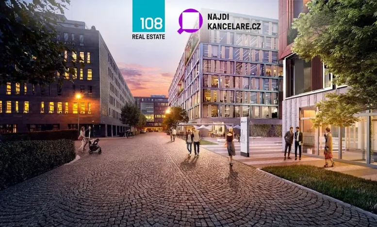 Pronájem kanceláře, Praha - Karlín, Rohanské nábřeží, 2000 m2