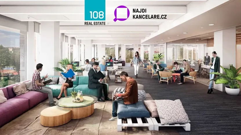 Pronájem kanceláře, Praha - Karlín, Rohanské nábřeží, 3400 m2