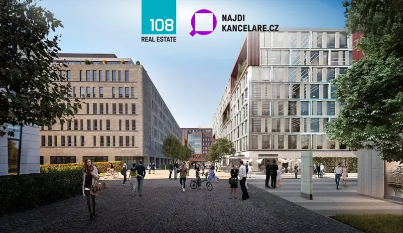 Pronájem kanceláře, Praha - Karlín, Rohanské nábřeží, 3400 m2