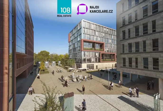Pronájem kanceláře, Praha - Karlín, Rohanské nábřeží, 3400 m2