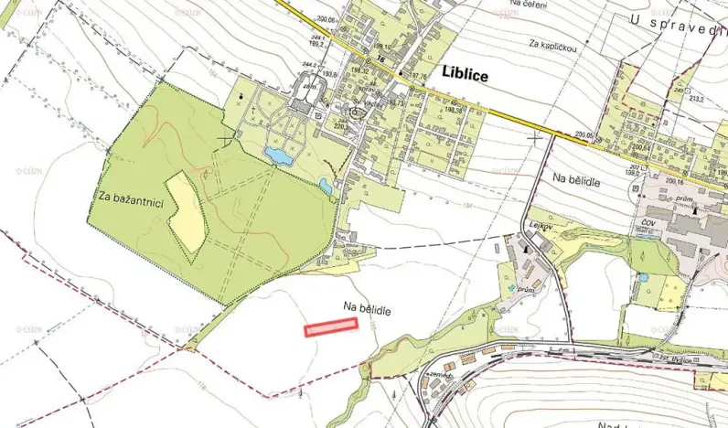 Prodej pole, Liblice, 4833 m2
