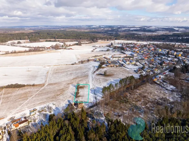 Prodej pozemku, Římov, 1298 m2