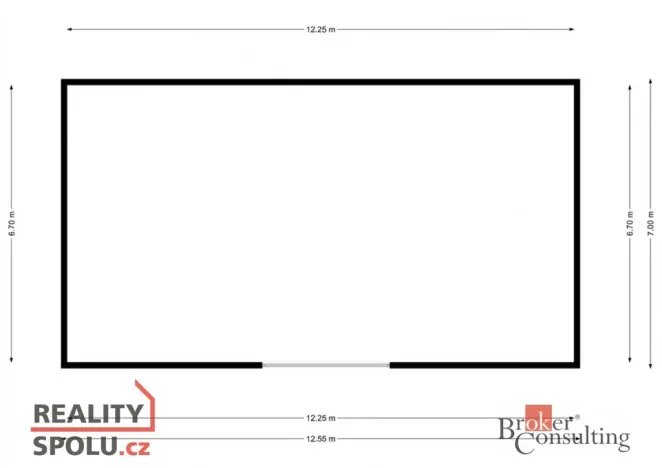 Pronájem skladu, Stěžery, 82 m2