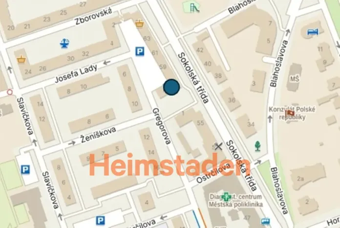 Pronájem obchodního prostoru, Ostrava - Moravská Ostrava, Sokolská třída, 1 m2