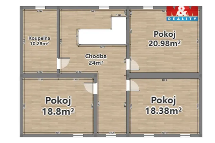 Pronájem bytu 4+kk, Domažlice - Město, Kostelní, 146 m2