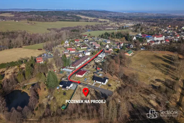 Prodej pozemku pro bydlení, Krajková, 1390 m2