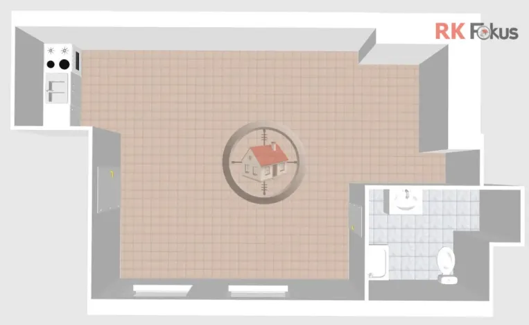 Pronájem bytu 1+kk, Moravské Budějovice, nám. ČSA, 40 m2