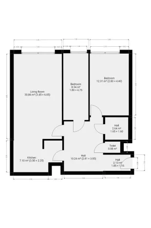 Pronájem bytu 3+kk, Praha - Chodov, Mikulova, 64 m2