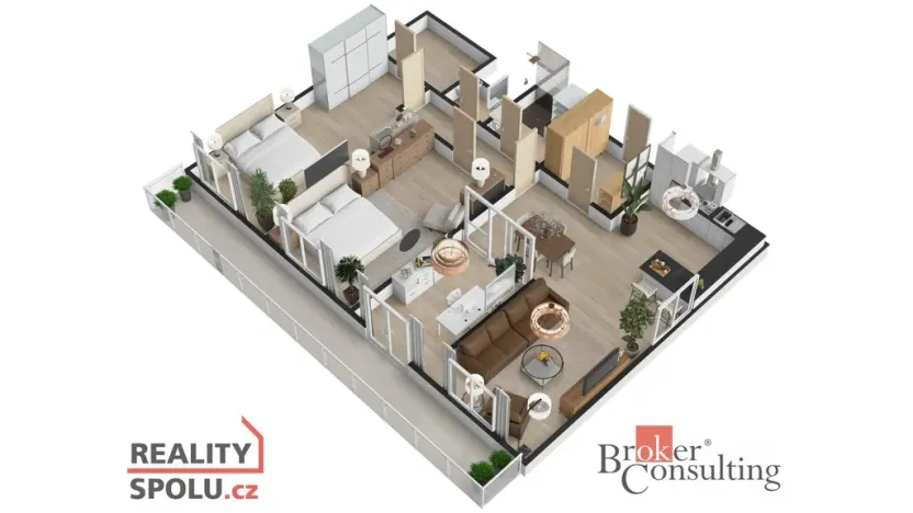 Prodej bytu 3+kk, Poděbrady - Poděbrady III, Lidická, 113 m2