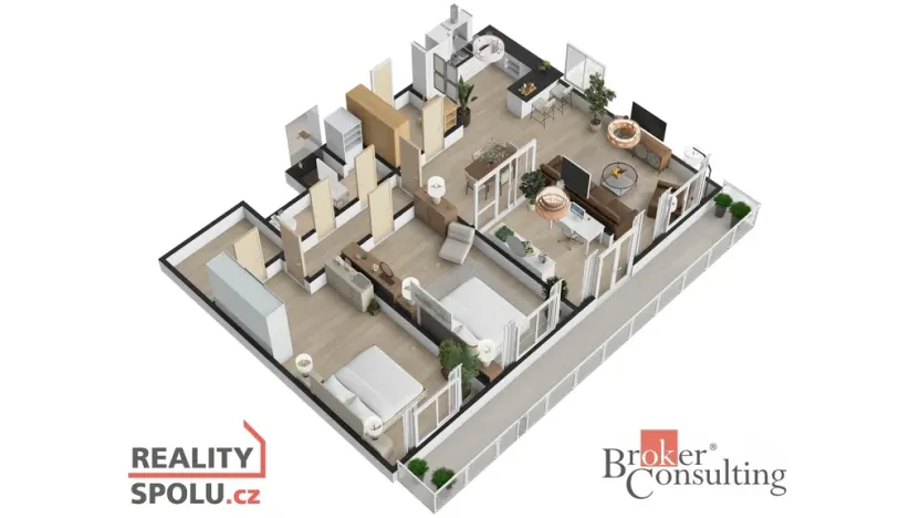 Prodej bytu 3+kk, Poděbrady - Poděbrady III, Lidická, 113 m2