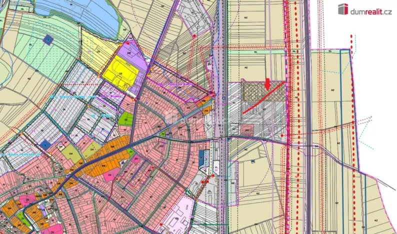 Prodej komerčního pozemku, Podivín, 1255 m2