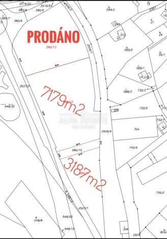 Prodej komerčního pozemku, Hroznětín, Nádražní, 7451 m2