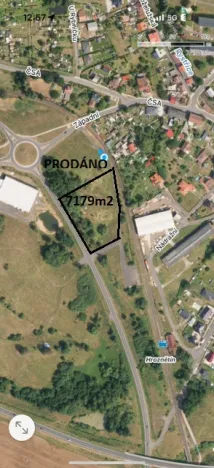 Prodej komerčního pozemku, Hroznětín, Nádražní, 7451 m2