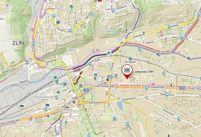 Dražba bytu 2+kk, Zlín, Lorencova, 60 m2