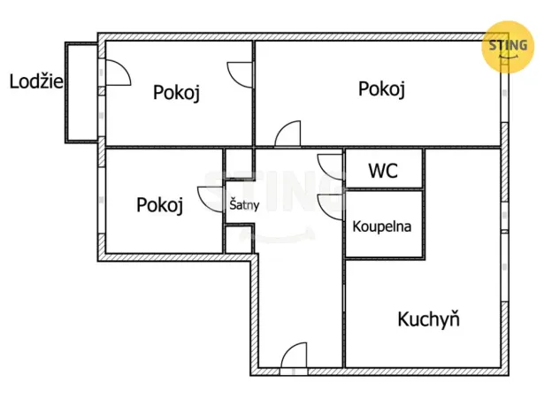 Prodej bytu 3+1, Orlová, Karla Dvořáčka, 68 m2