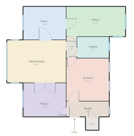 Pronájem bytu 4+1, Praha - Bubeneč, Rooseveltova, 110 m2
