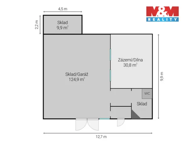 Prodej garáže, Březová nad Svitavou, 135 m2