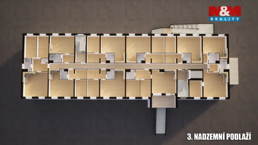 Prodej činžovního domu, Milovice, Topolová, 3337 m2