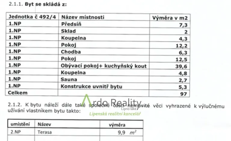 Prodej bytu 3+kk, Lipno nad Vltavou, 97 m2