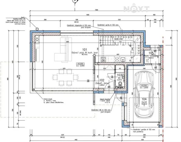 Prodej pozemku pro bydlení, Nechanice, 949 m2