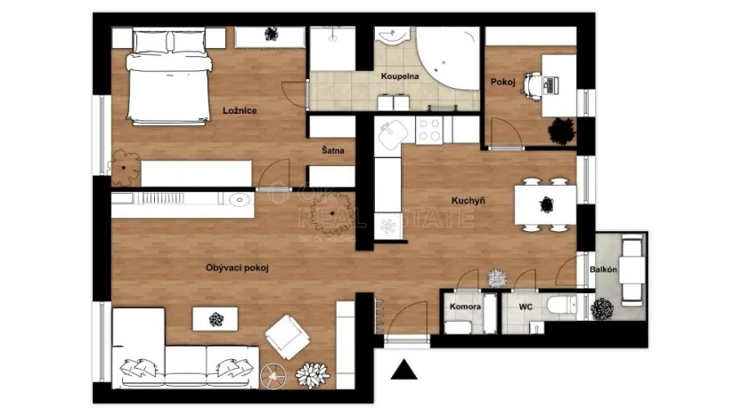 Pronájem bytu 2+1, Ostrava, Verdunská, 68 m2