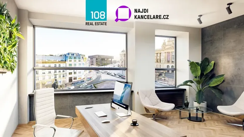 Pronájem kanceláře, Praha - Nové Město, Václavské náměstí, 2141 m2