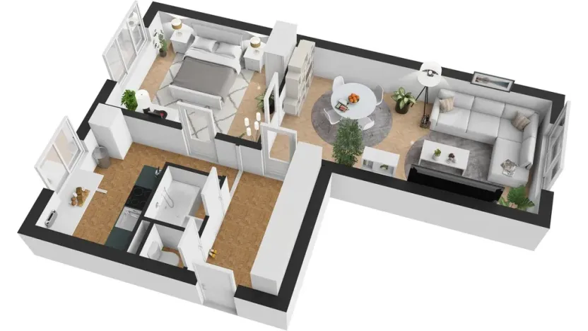 Prodej bytu 2+1, Praha - Břevnov, Nad alejí, 58 m2