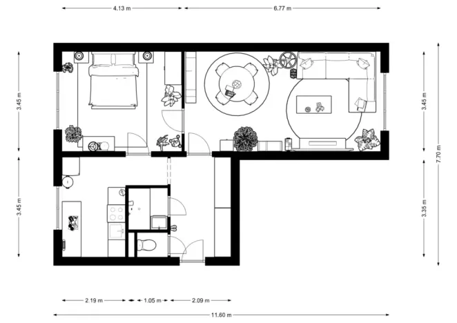 Prodej bytu 2+1, Praha - Břevnov, Nad alejí, 58 m2
