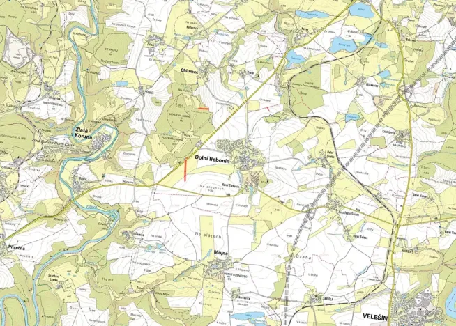 Prodej pole, Dolní Třebonín, 10579 m2