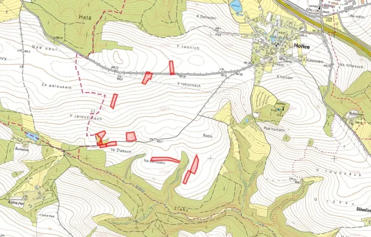Prodej pole, Hořice, 32824 m2