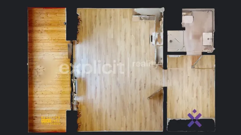 Pronájem bytu 1+kk, Zlín, Boněcký rybník, 36 m2