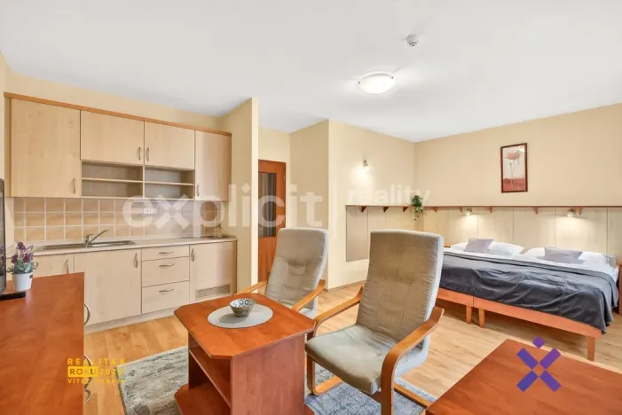 Prodej bytu 1+kk, Luhačovice, Solné, 44 m2