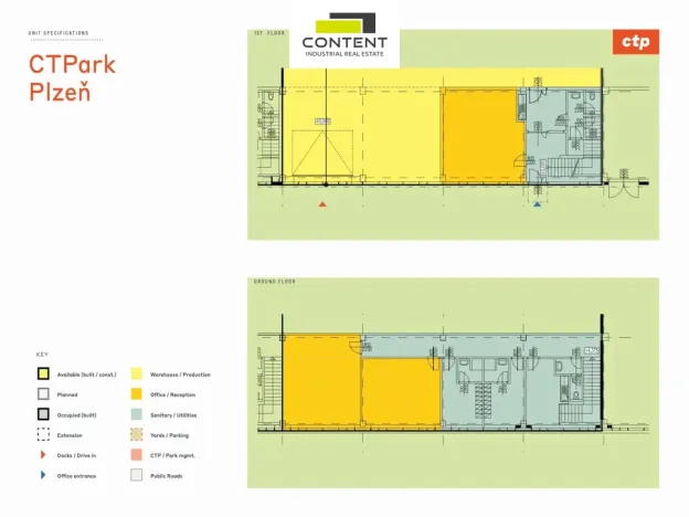 Pronájem skladu, Plzeň - Skvrňany, Ke Karlovu, 737 m2