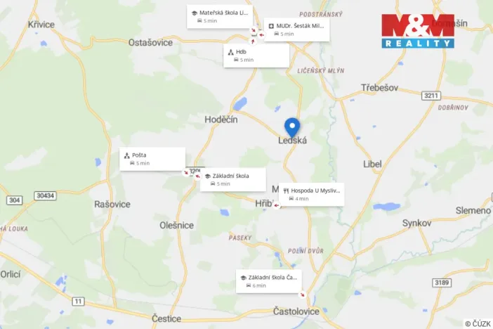 Prodej chaty, Hřibiny-Ledská - Ledská, 35 m2