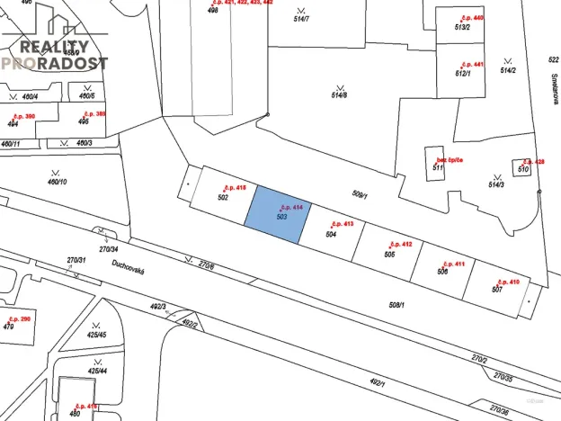 Prodej bytu 2+1, Teplice, Duchcovská, 53 m2